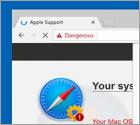 Oszustwo POP-UP Phishing/Spyware Were Found On Your Mac POP-UP