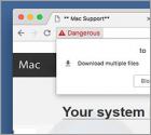 Oszustwo POP-UP Mac iOS Security At Risk Error Code: HT201155 (Mac)