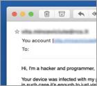 Oszustwo e-mail Your Device Was Infected With My Private Malware