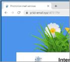 Oszustwo POP-UP International promotion of postal services