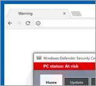 Oszustwo POP-UP Windows Defender Security Center