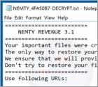 Ransomware NEMTY REVENUE 3.1