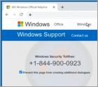 Oszustwo POP-UP VIRUS ALERT FROM Windows