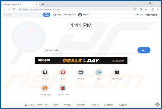 Porywacz przeglądarki Better Converter Pro