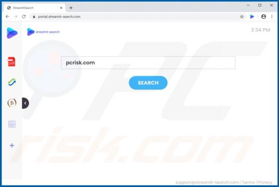 Porywacz przeglądarki StreamItSearch