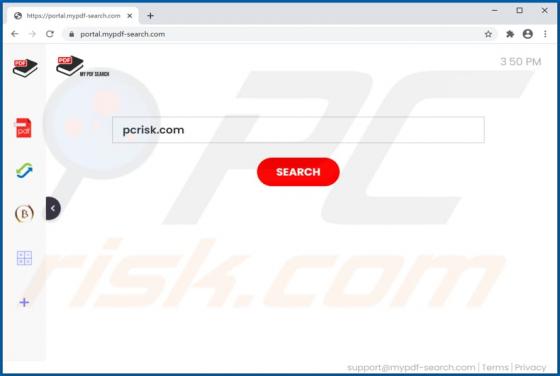 Porywacz przeglądarki MyPDFSearch