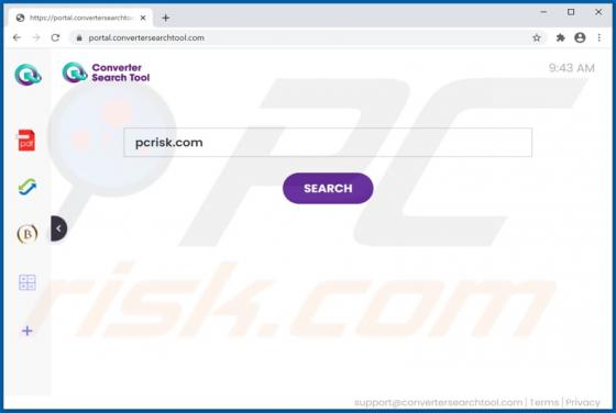 Porywacz przeglądarki ConverterSearchTool