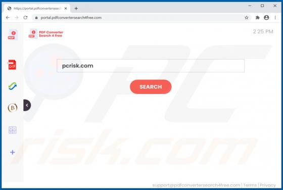 Porywacz przeglądarki PDFConverterSearch4Free