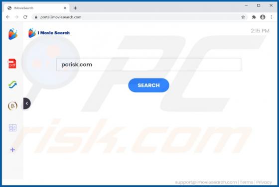 Porywacz przeglądarki IMovieSearch