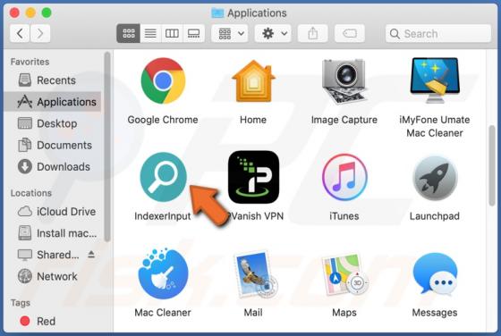 Adware IndexerInput (Mac)