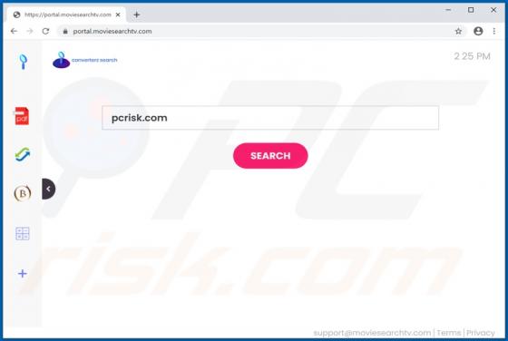 Porywacz przeglądarki MovieSearchTV