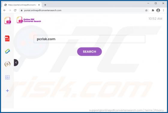 Porywacz przeglądarki OnlinePDFConverterSearch