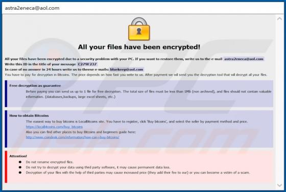 Ransomware Aol