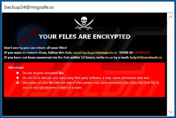 Ransomware HAM