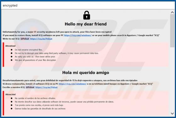 Ransomware POLSAT
