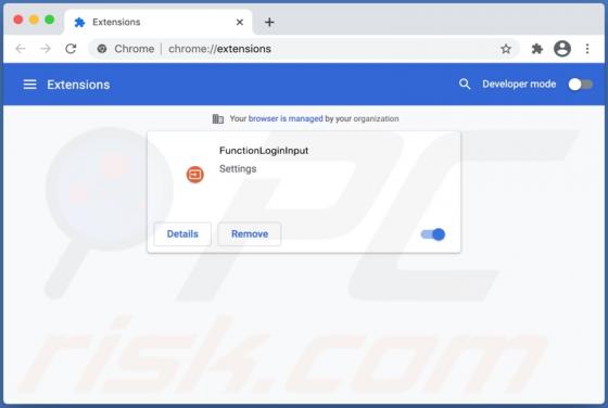 Porywacz przeglądarki FunctionLogInput (Mac)