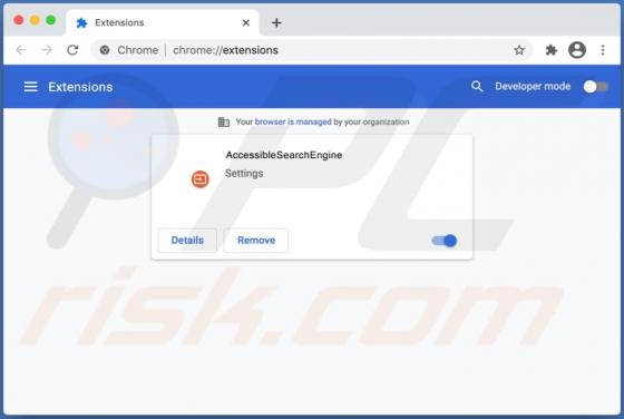 Porywacz przeglądarki AccessibleSearchEngine (Mac)