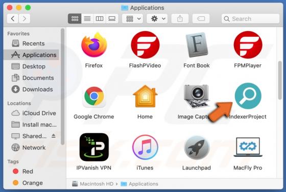 Adware IndexerProject (Mac)