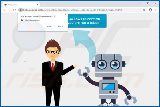 Reklamy highercaptcha-settle.com