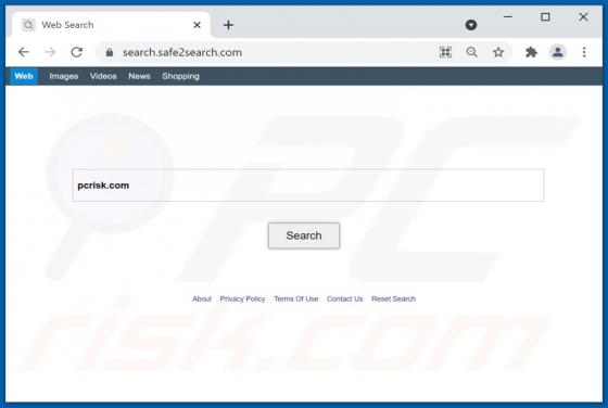 Porywacz przeglądarki Safe2Search