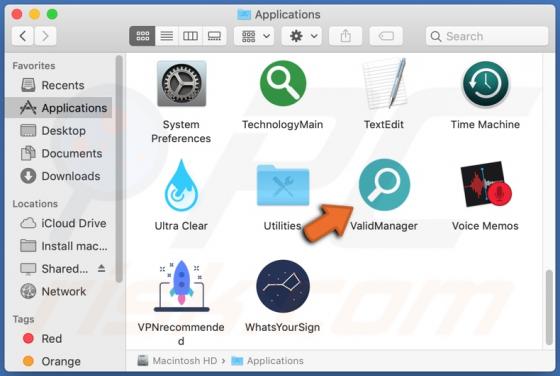 Adware ValidManager (Mac)