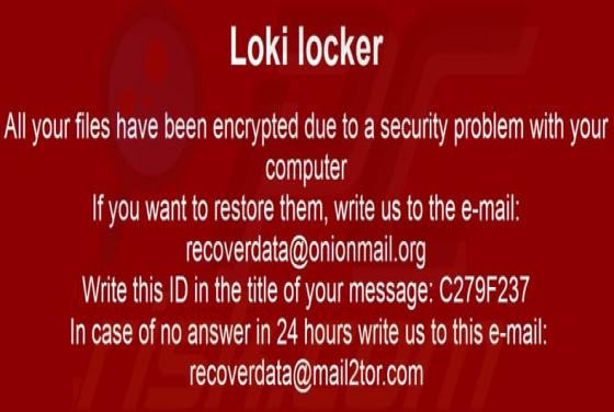 Ransomware Loki Locker