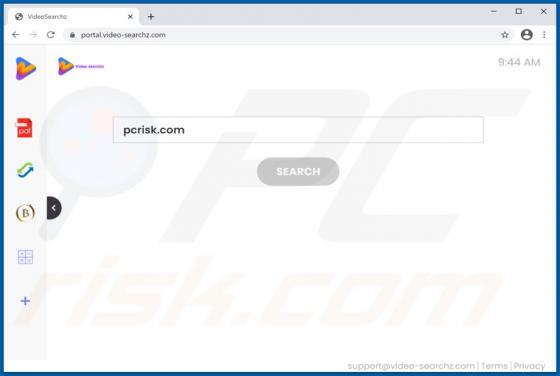 Porywacz przeglądarki VideoSearchz