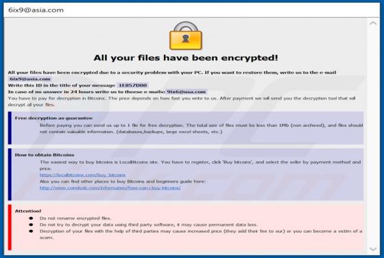 Ransomware 6ix9