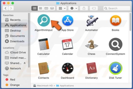 Adware AlgorithmInput (Mac)