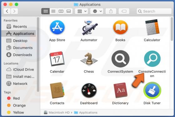 Adware ConsoleConnection (Mac)