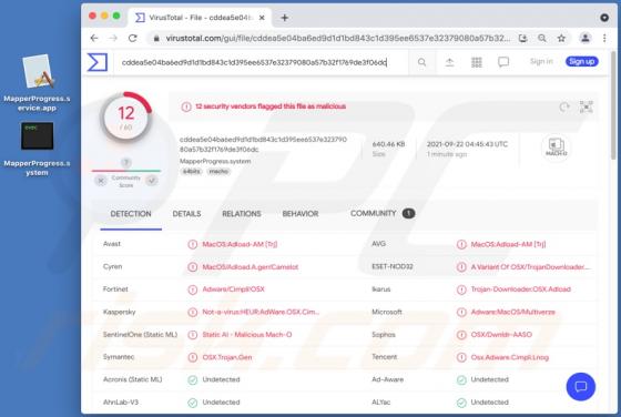 Adware MapperProgress (Mac)