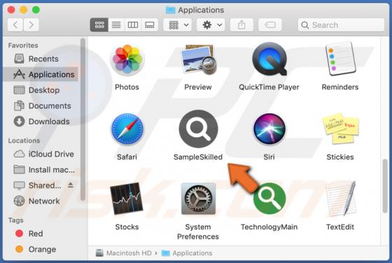 Adware SampleSkilled (Mac)
