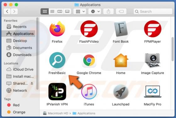 Adware FreshBasic (Mac)