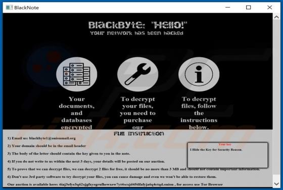 Ransomware BlackByte