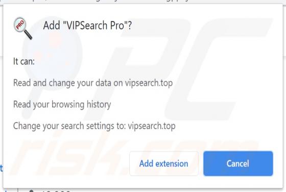 Porywacz przeglądarki VIPSearch Pro