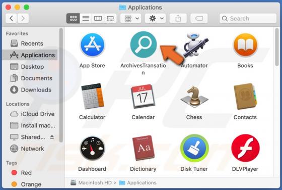 Adware ArchivesTransation (Mac)