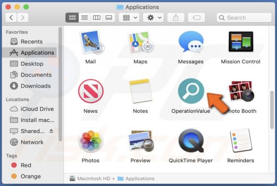 Adware OperationValue (Mac)