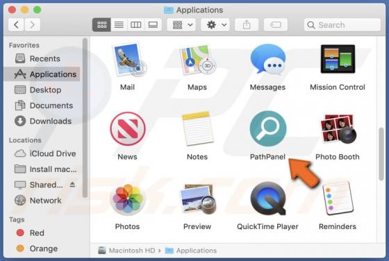 Adware PathPanel (Mac)