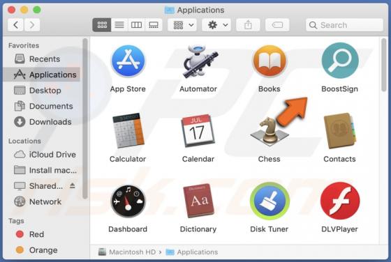 Adware BoostSign (Mac)