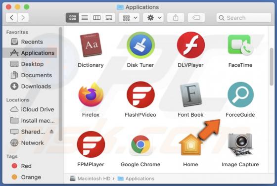 Adware ForceGuide (Mac)