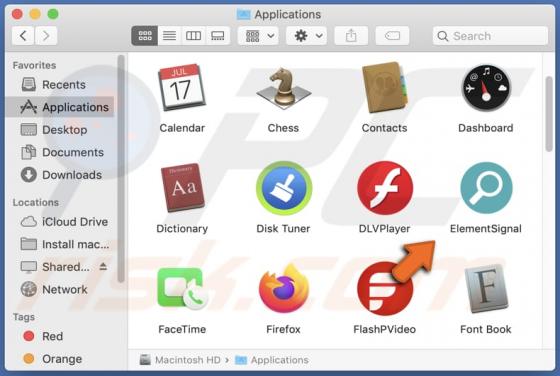 Adware ElementSignal (Mac)