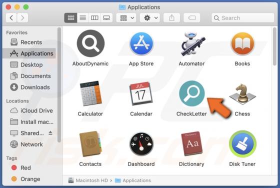 Adware CheckLetter (Mac)
