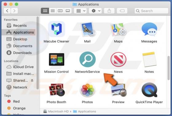 Adware NetworkService (Mac)