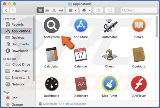 Adware AddSystem (Mac)