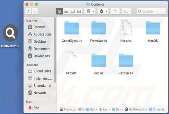 Adware UnitNetwork (Mac)