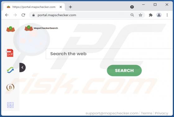 Porywacz przeglądarki MapsCheckerSearch