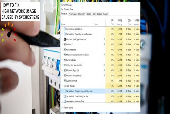 Napraw wysokie użycie sieci Svchost.exe