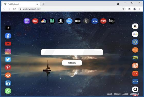 Porywacz przeglądarki PickMySearch