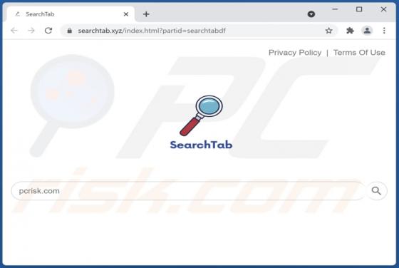 Porywacz przeglądarki SearchTab Default Search
