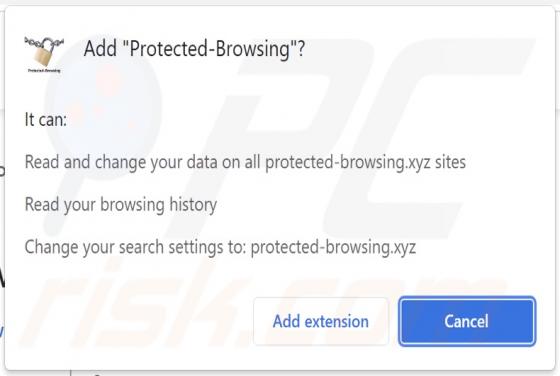 Porywacz przeglądarki Protected-Browsing